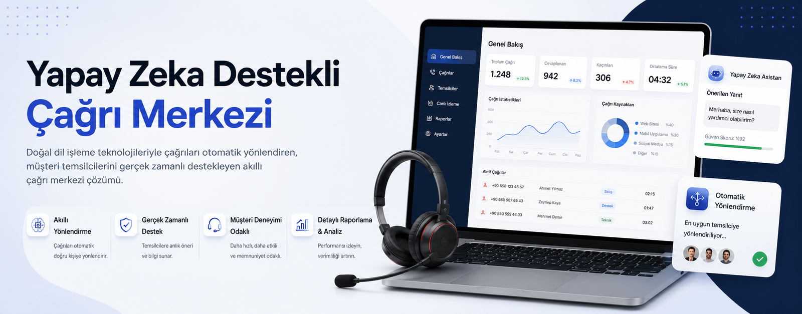Yapay Zeka Destekli Çağrı Merkezi